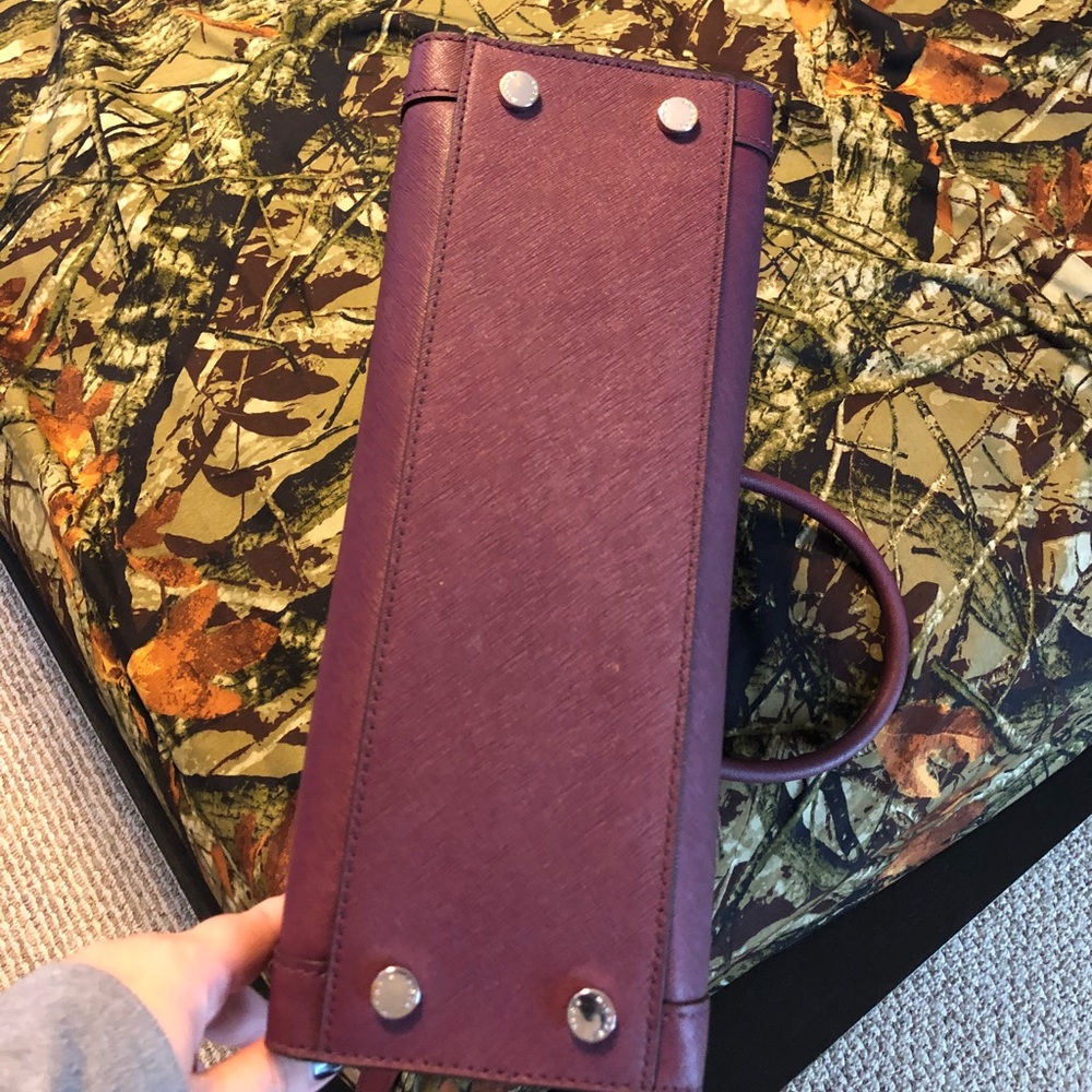 Michael Kors Burgundy Wine color purse and wallet